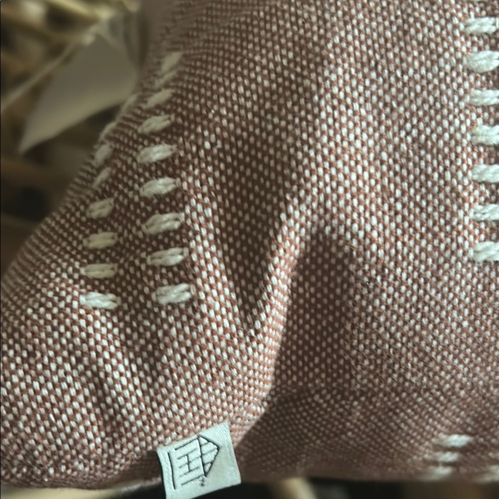 Hearth & Hand Decorative Pillow in Rust and White - Picture 6 of 9